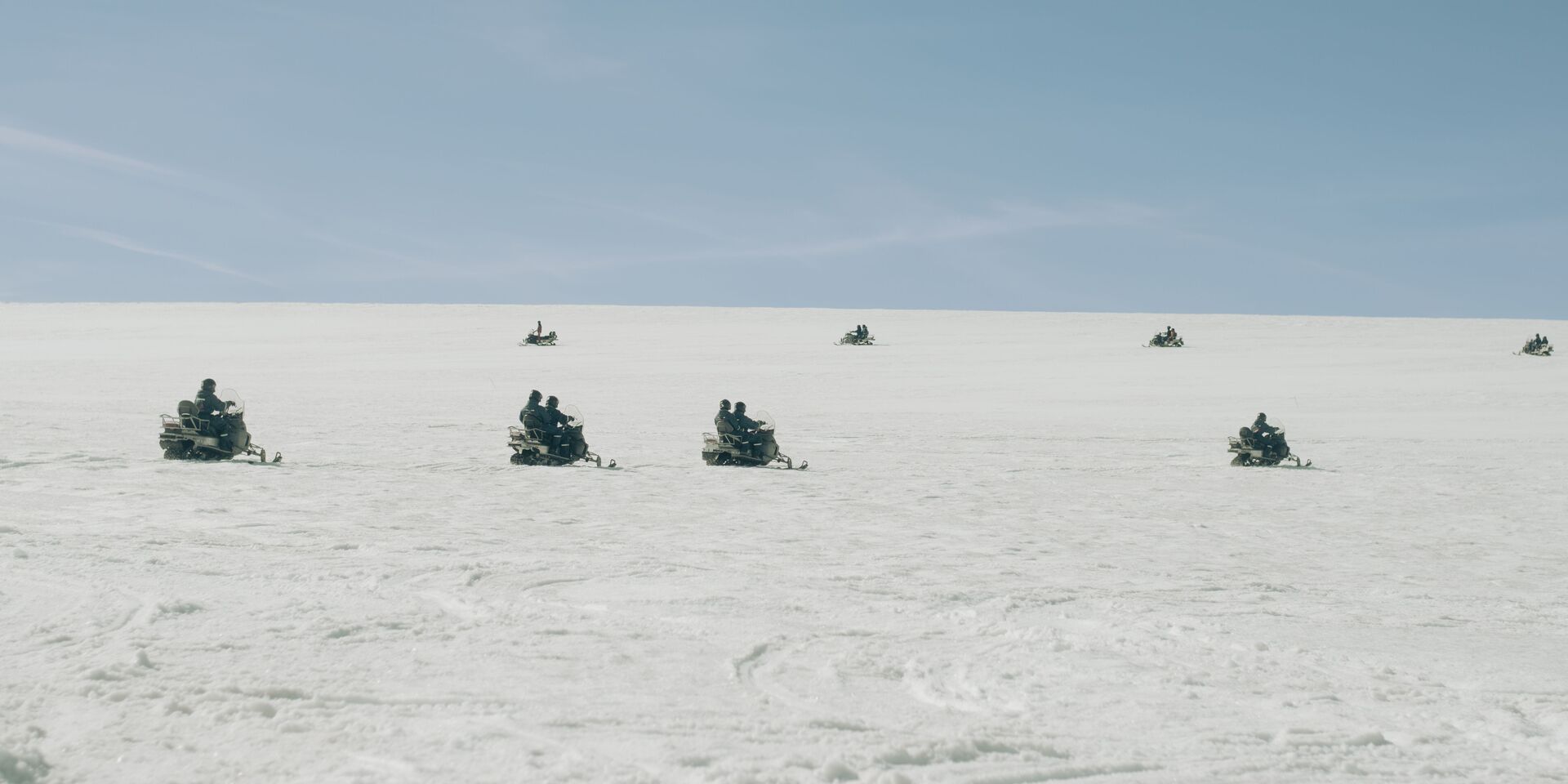 Snowmobile safari in Lapland Finland