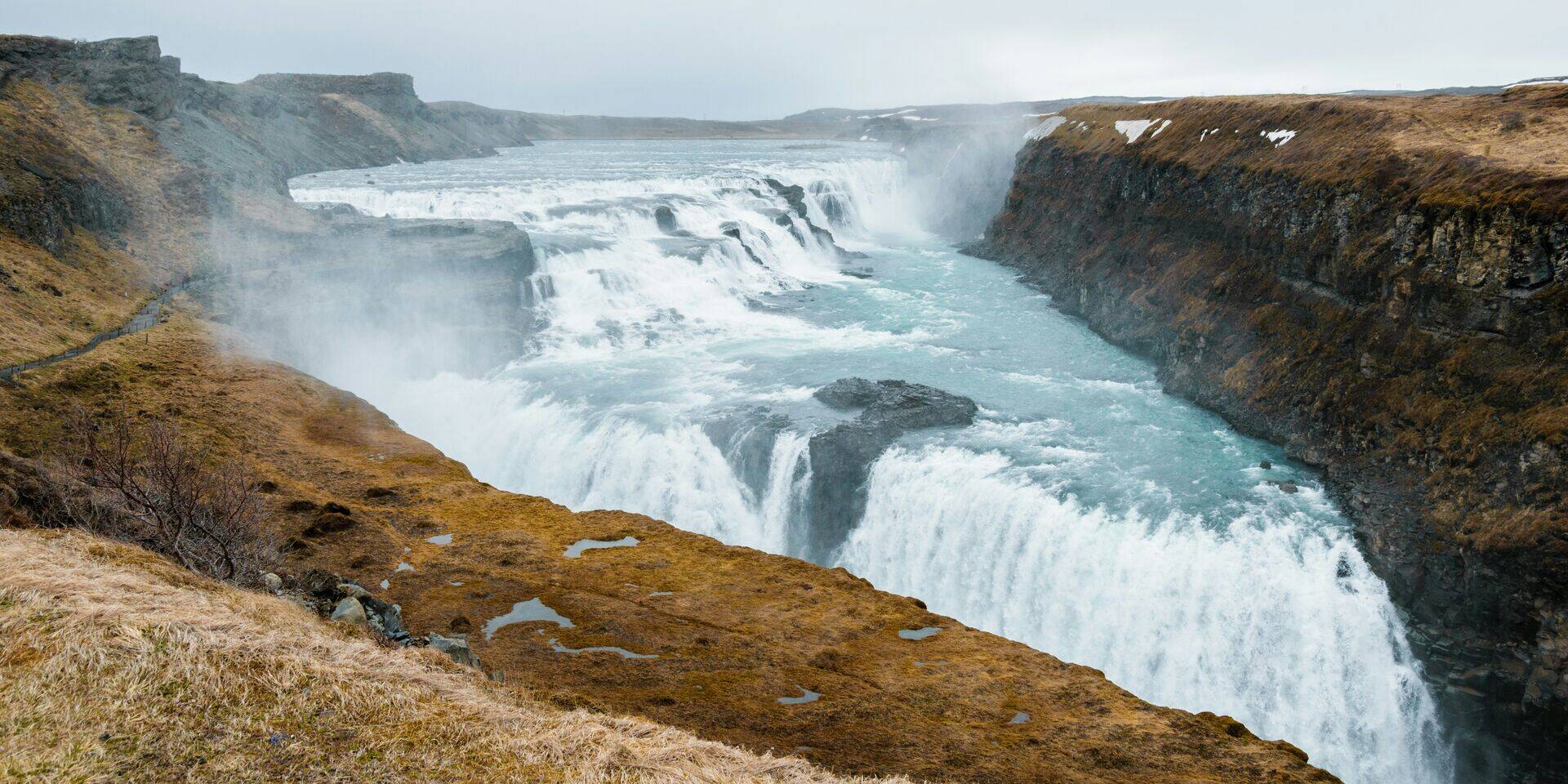 Winter Iceland Adventure Gullfoss waterfall