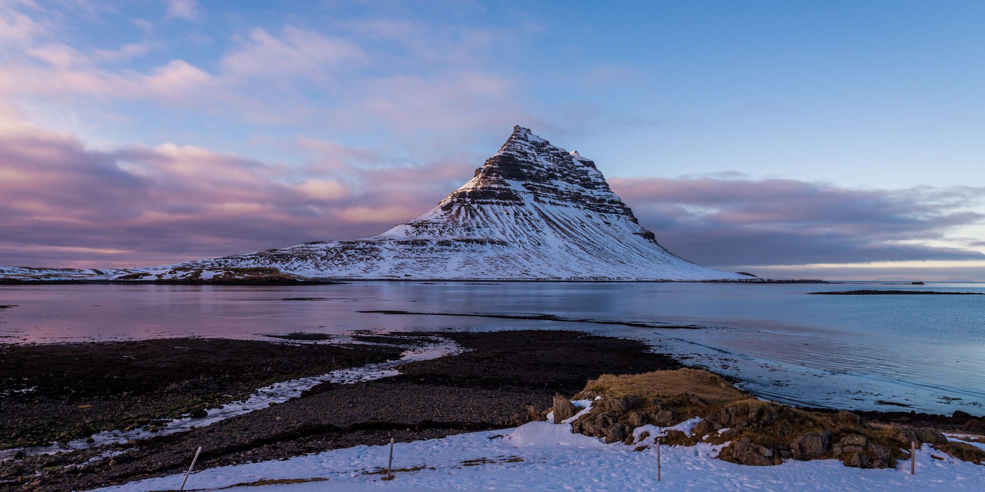 Kirkjufell mountain Snaefellsnes peninsula Iceland